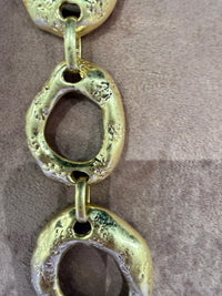 Ketting kort gold dikke ringen 👌