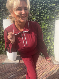 Triple Nine Top TP6926 Burgundy
