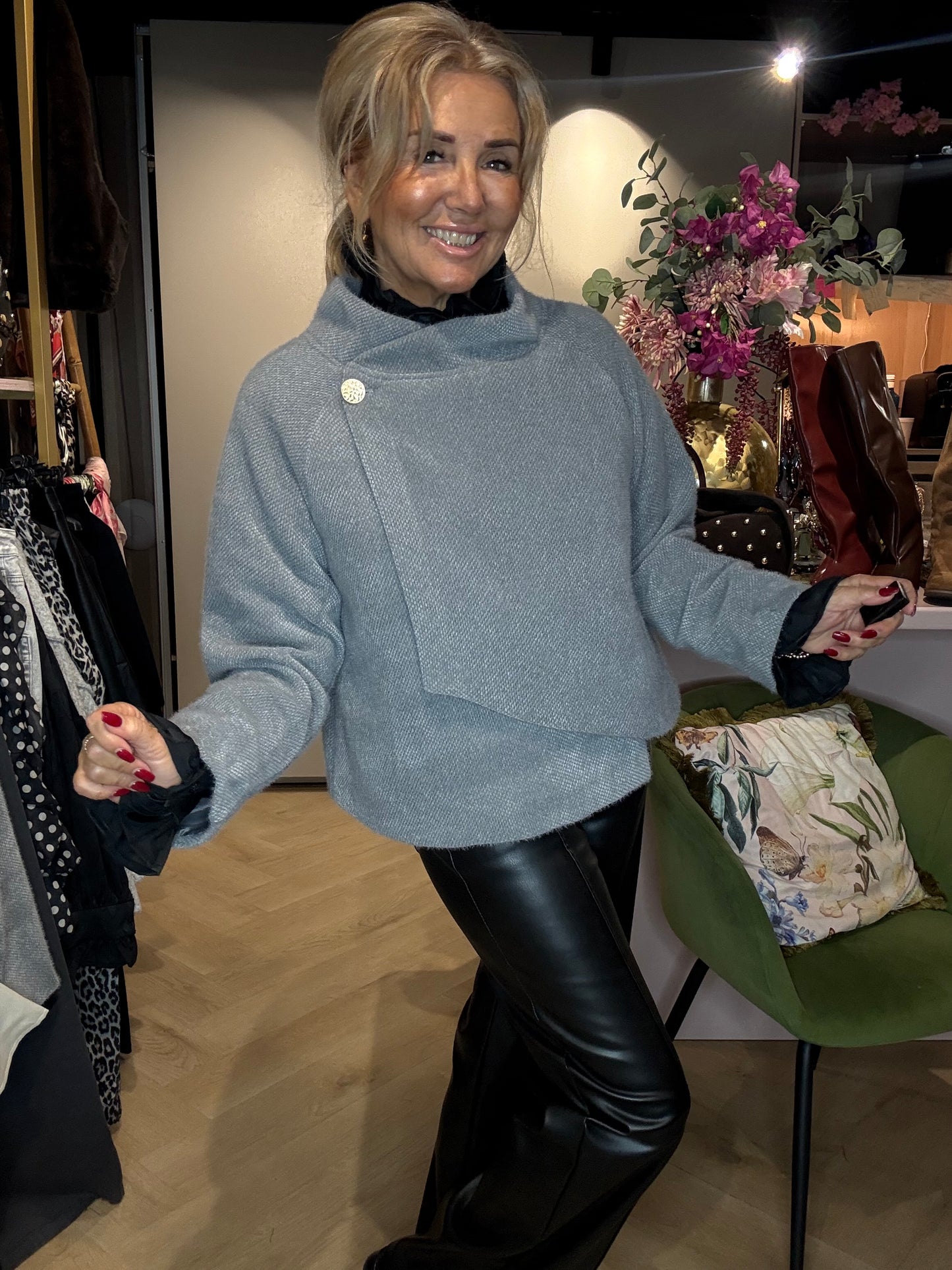 Overslag Jasje Grijs