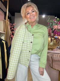 Blouse pistache groen