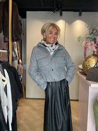 Puh Leatherlook Rok Zwart