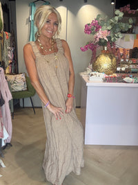 Kjole Lina Camel