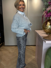 Broek Panther vlekjes zwart /wit