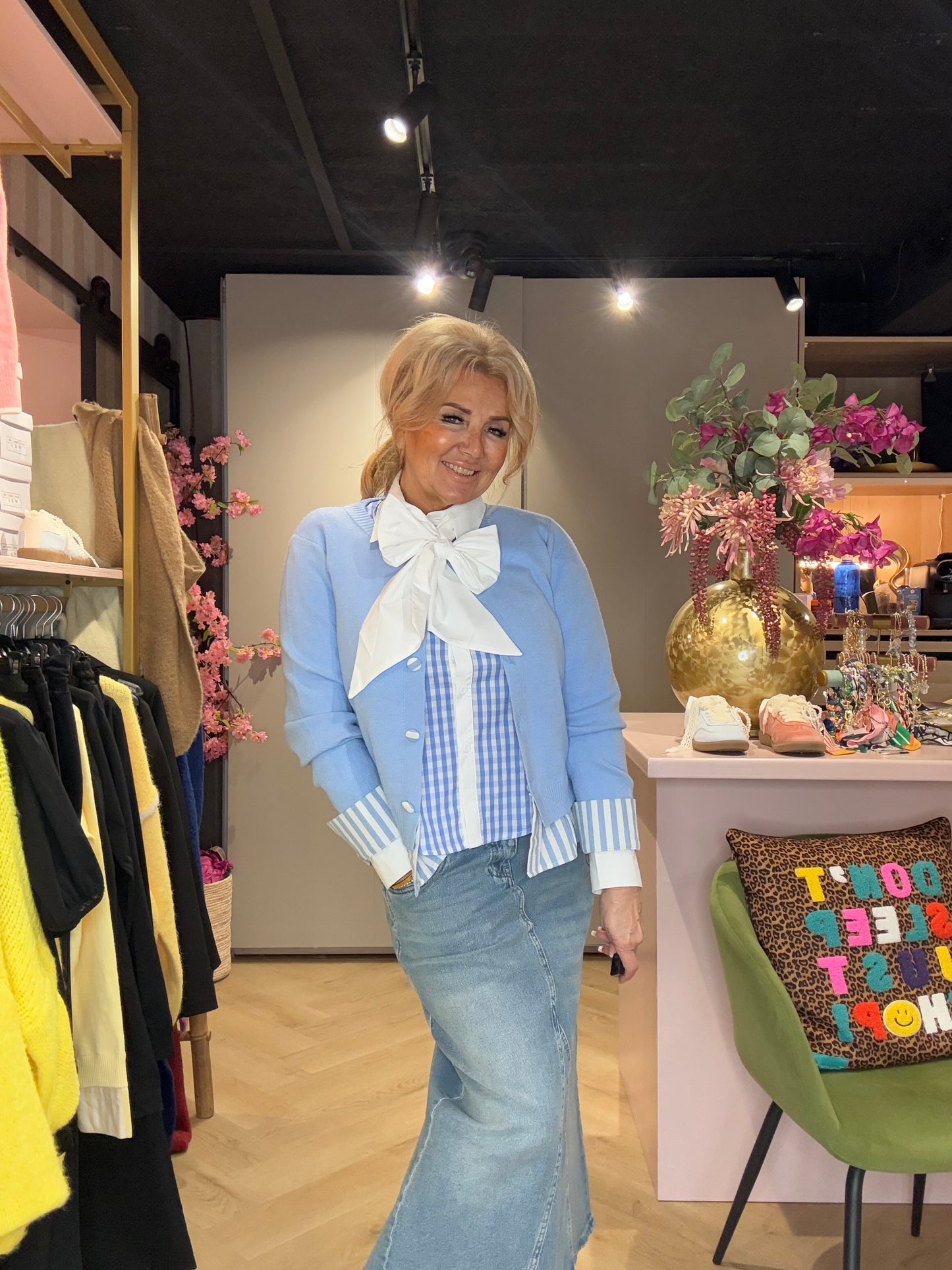 Vest Annie Blauw