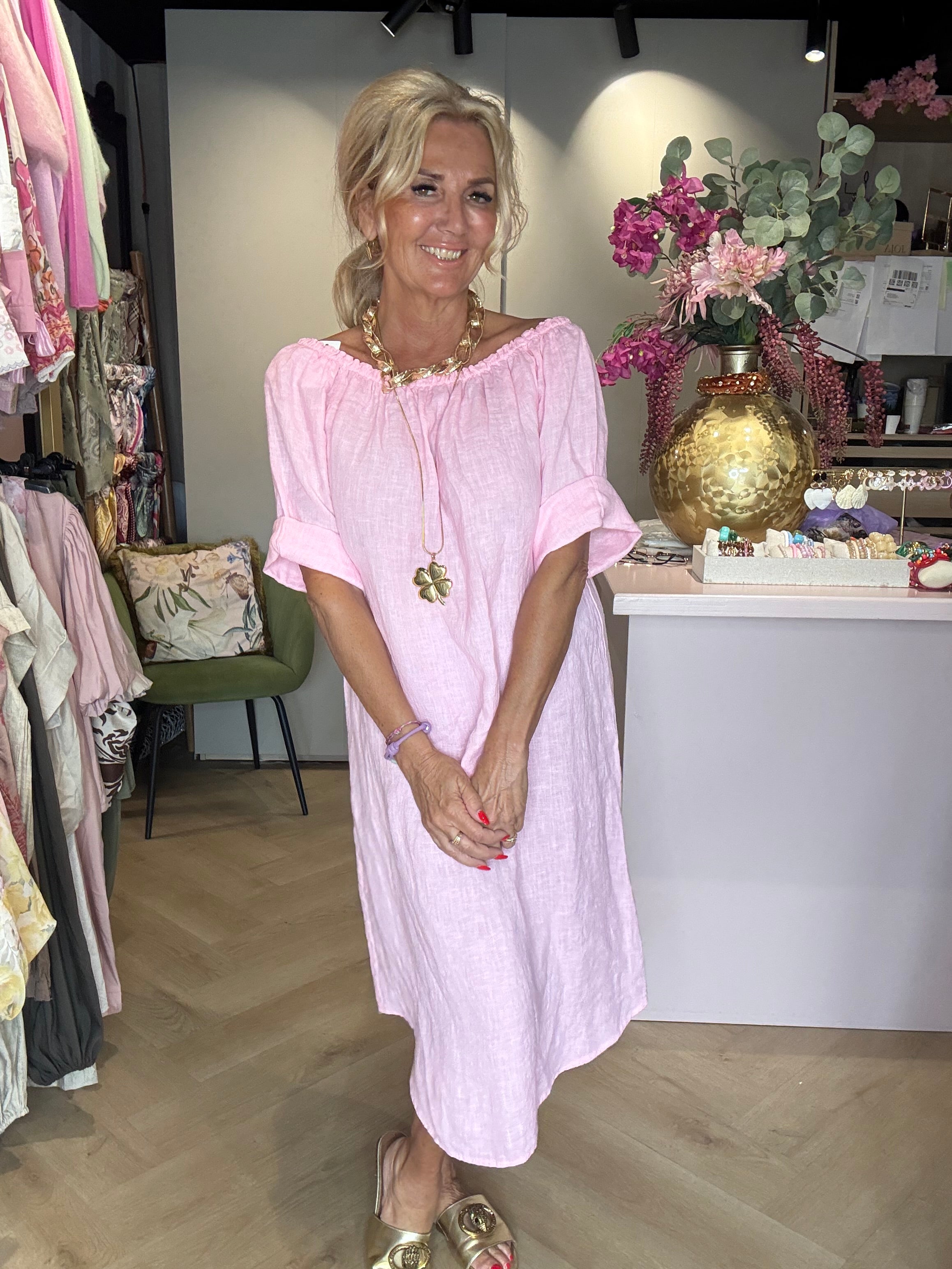 Robe en lin New Rose 🌸