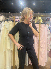 Triple Nine Blazer BLZ3912 Black Gilet met mouw