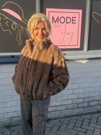 Bont jasje fake Furr camel
