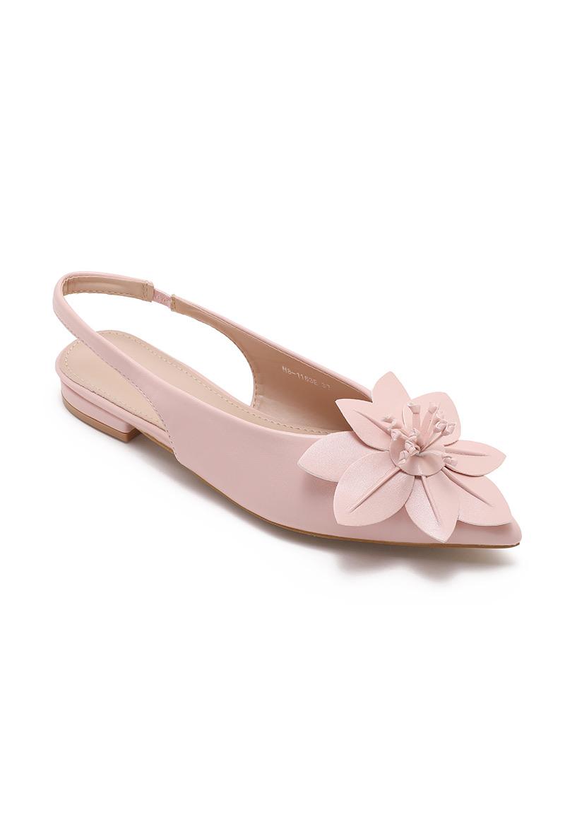 Ballerina Flower Rose sling back