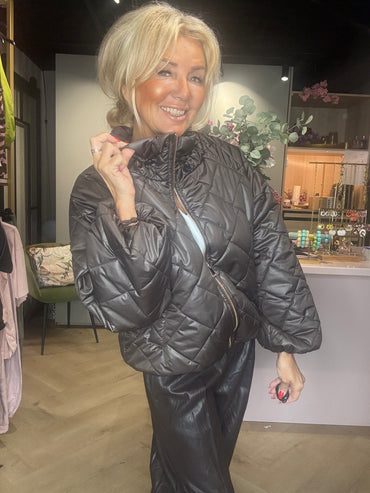 Padded jacket Eva Dark Brown