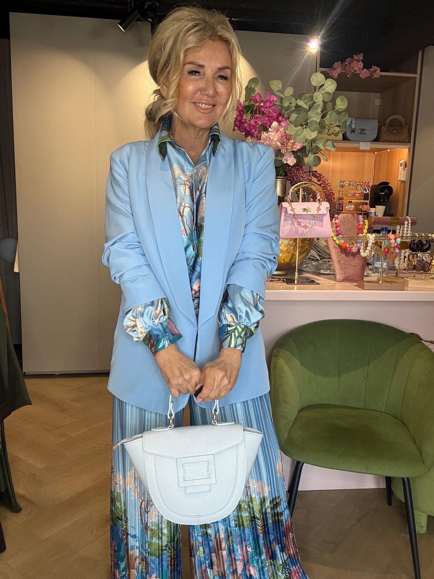 2 Delige Set Tropicana Blauw