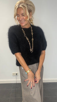 Jersey de mohair negro