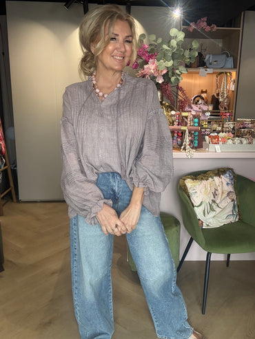 Bluse Indy Taupe