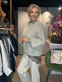 Trui Beige  plofmouw