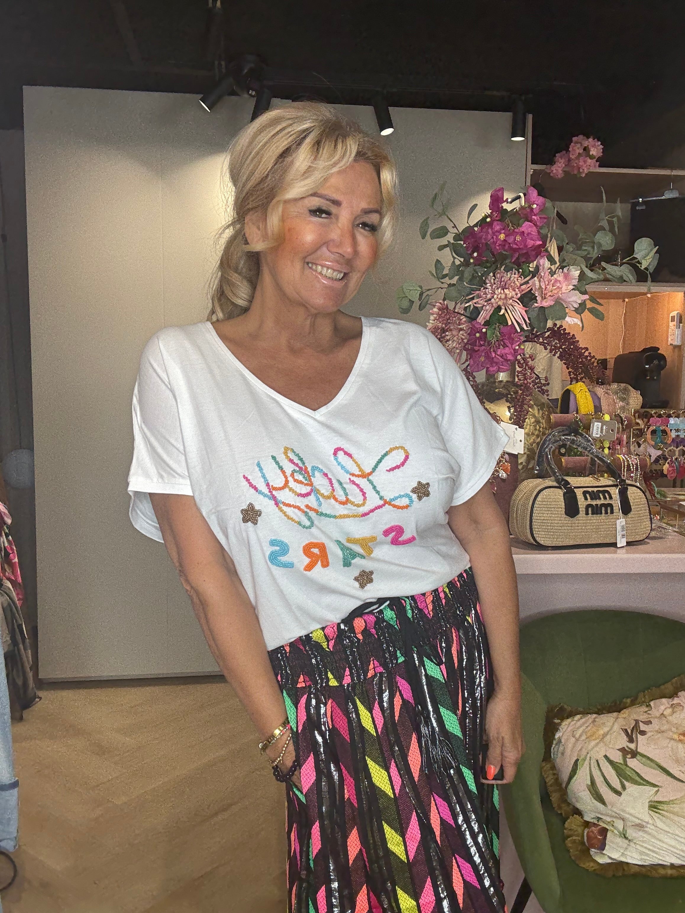 T Shirt ✨  ‘Lucky Stars’ ✨ Wit