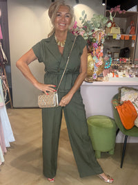 Linnen Pantalon Broek Groen
