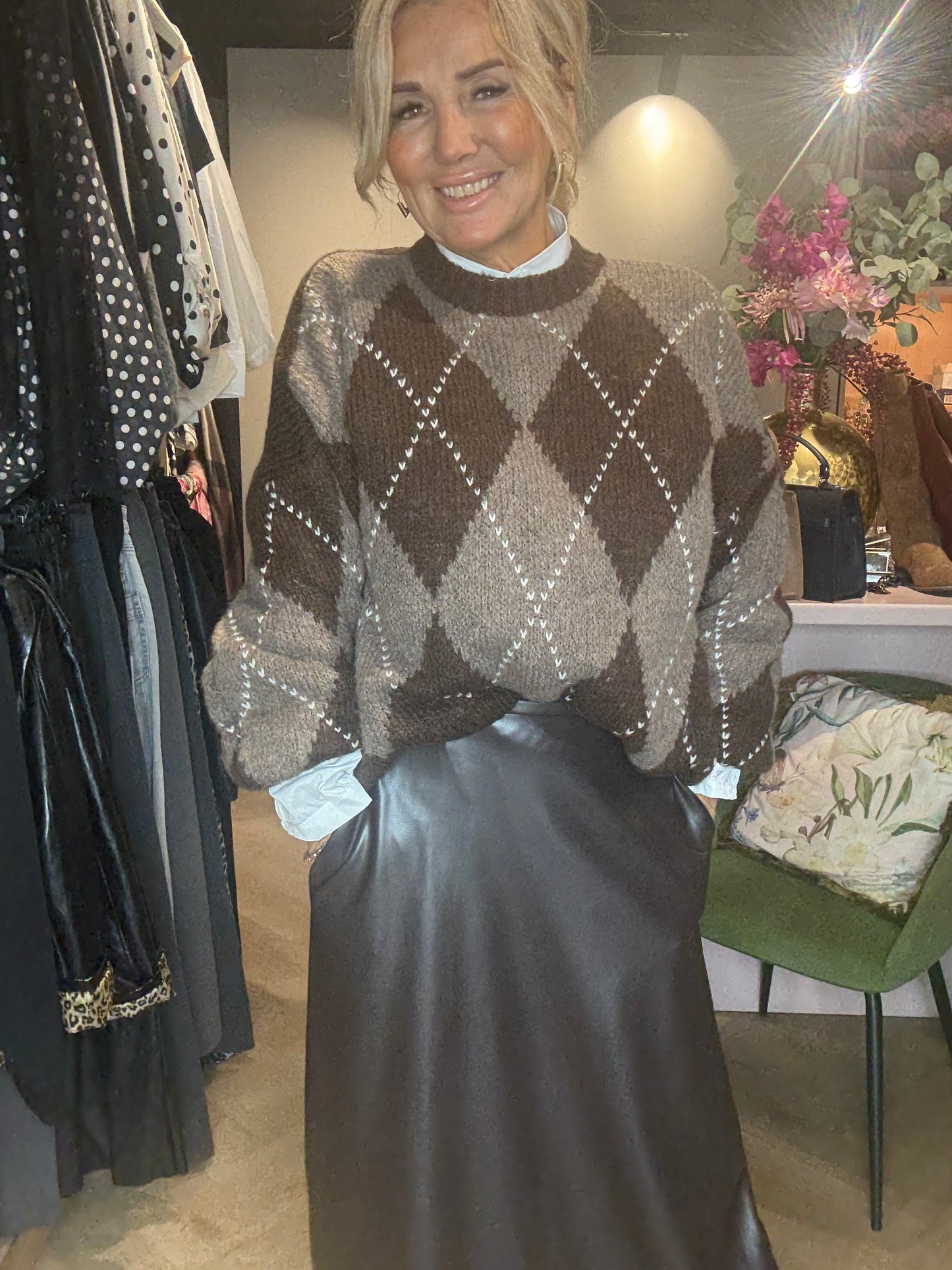 Rok Veagan Leatherlook Donkerbruin 🤎