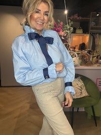Blouse Blauw Enjoy