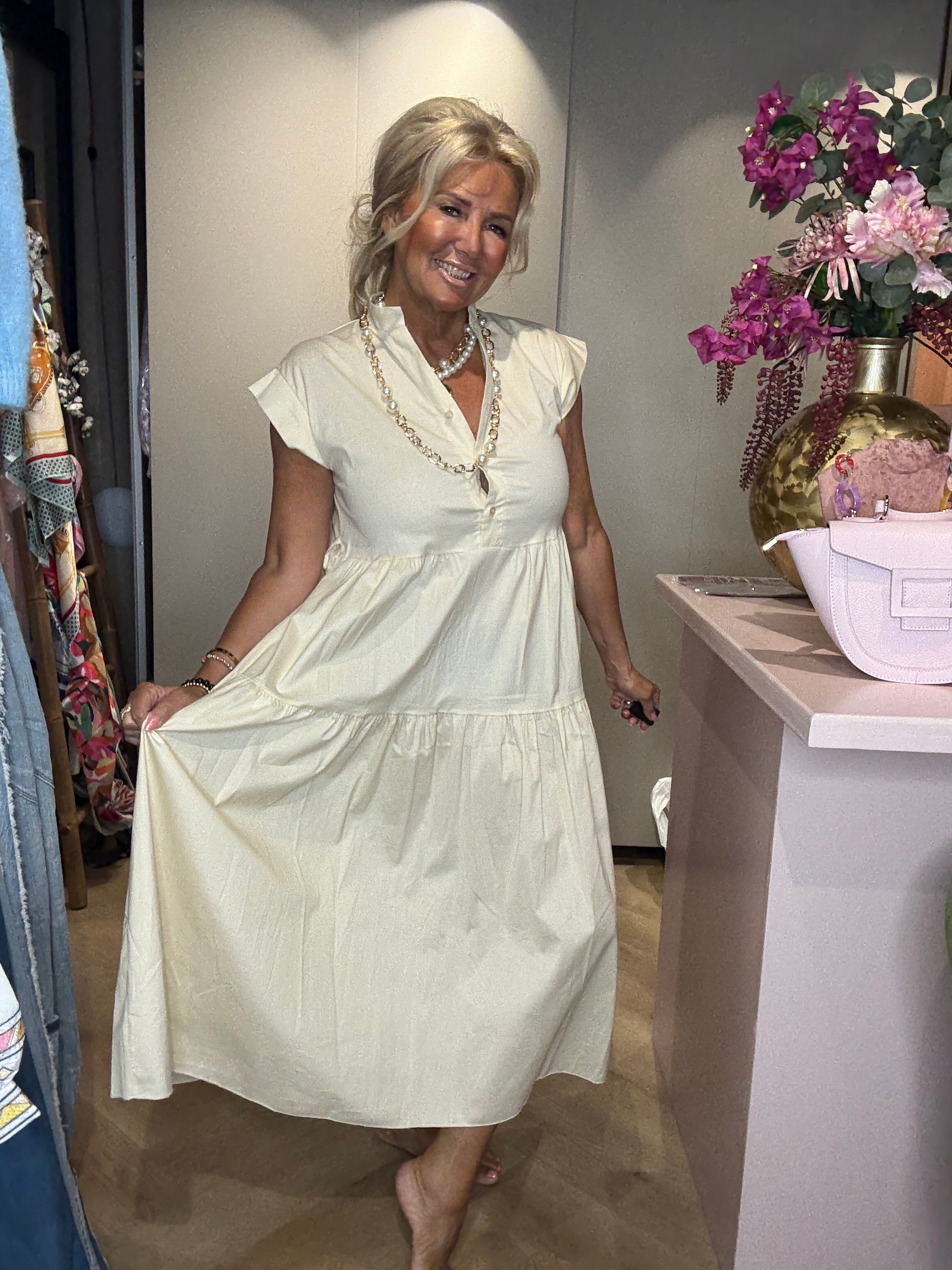 Dress Lina Ecru
