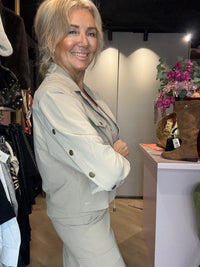 Mi Piace  Travel Jacket Bonded Latte MP202681