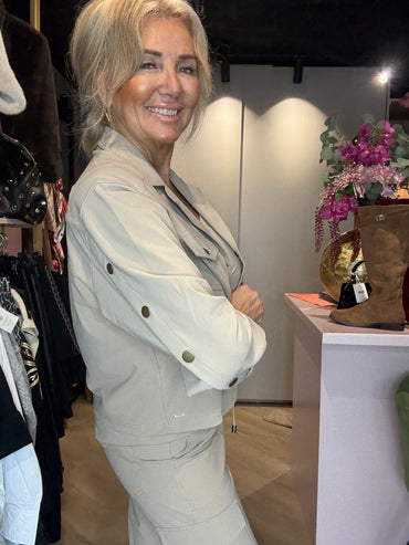 Mi Piace  Travel Jacket Bonded Latte MP202681