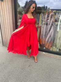 Kimono Red Coral