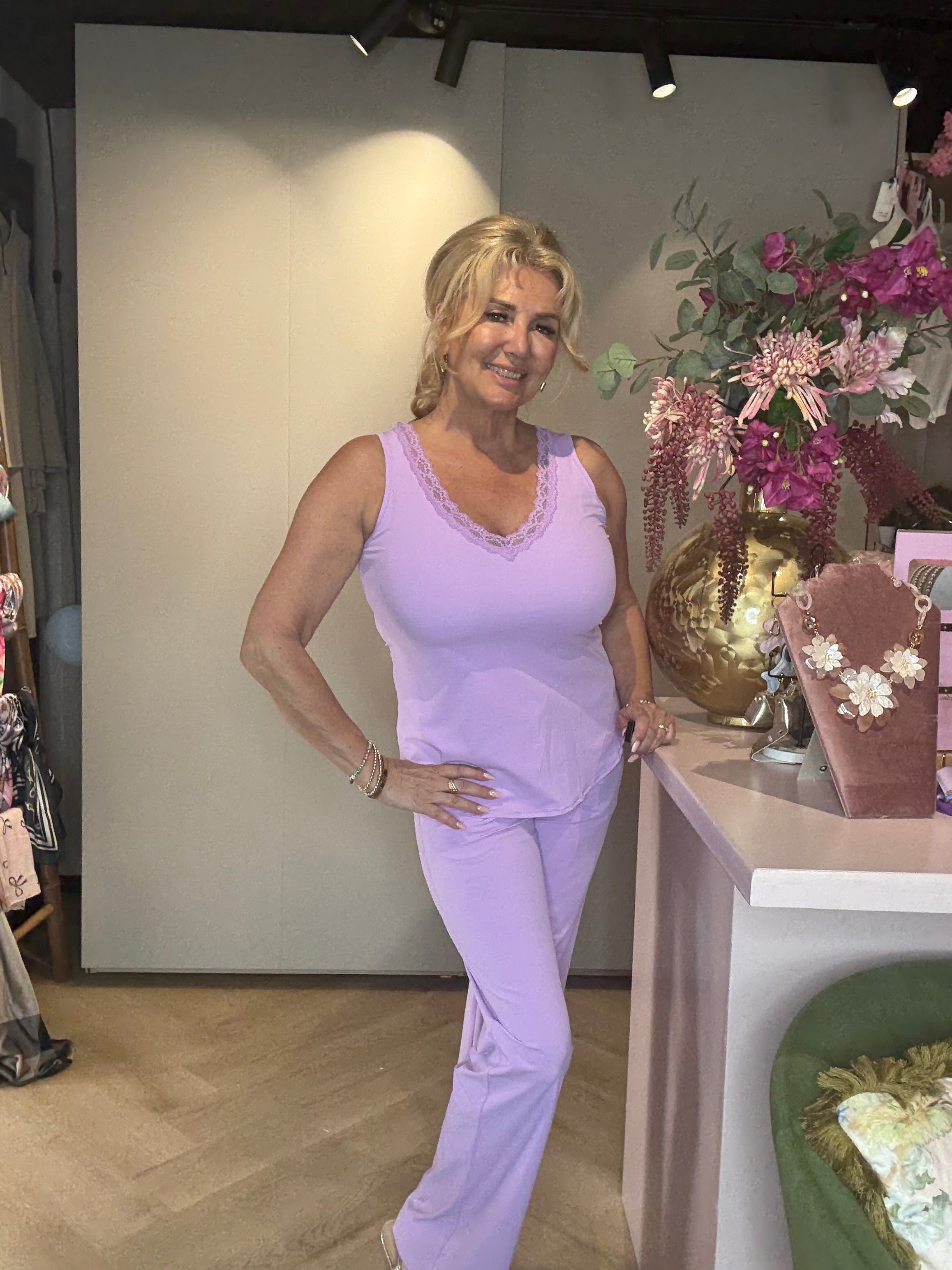 Hemd Mi Piace MP202129 Kant Lilac