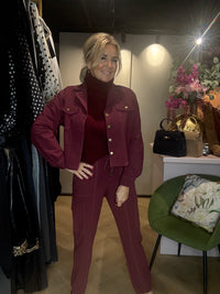 Mi Piace MP202681 Burgundy Bonded jasje