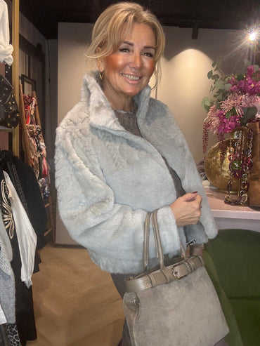 Jasje Fake Furr Grijs / Taupe