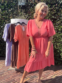 DressSoleil Coral midi🌺
