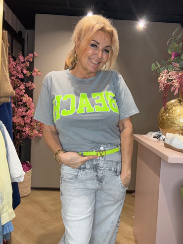 Jeans Toxik3 Double Braced Licht Grijs