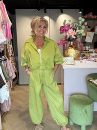Pantalon sarouel modèle Matcha en coton doux