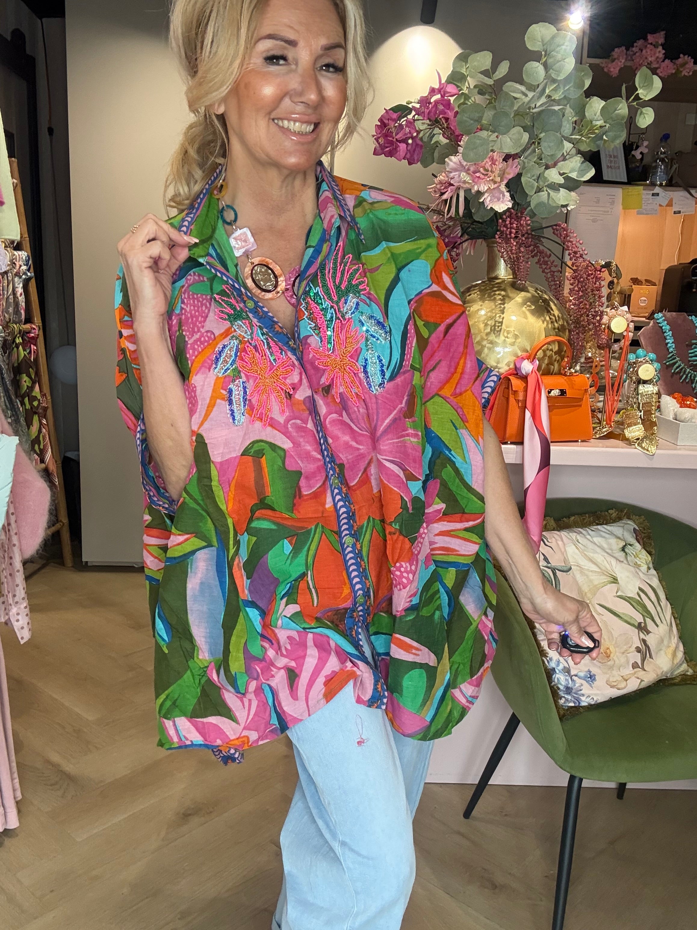 Bluse Vayanna pink