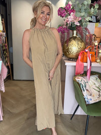Jurk Halther Model Camel