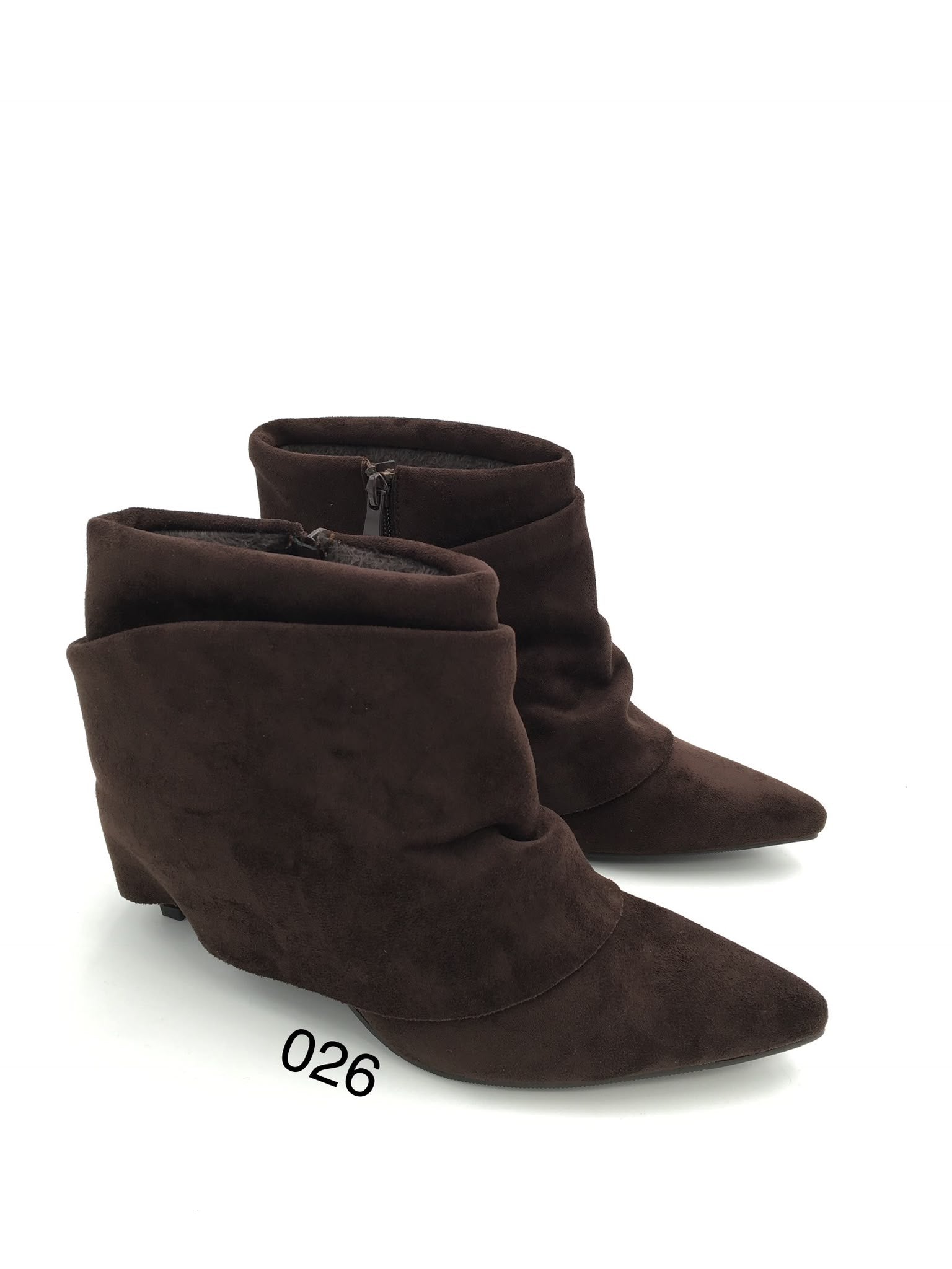Laarsje  Ellis kort model donker bruin