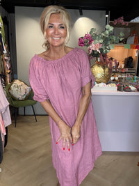 Jurk linnen Blush