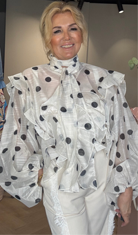 Blouse Polka Dot Roesel & Strik Beige