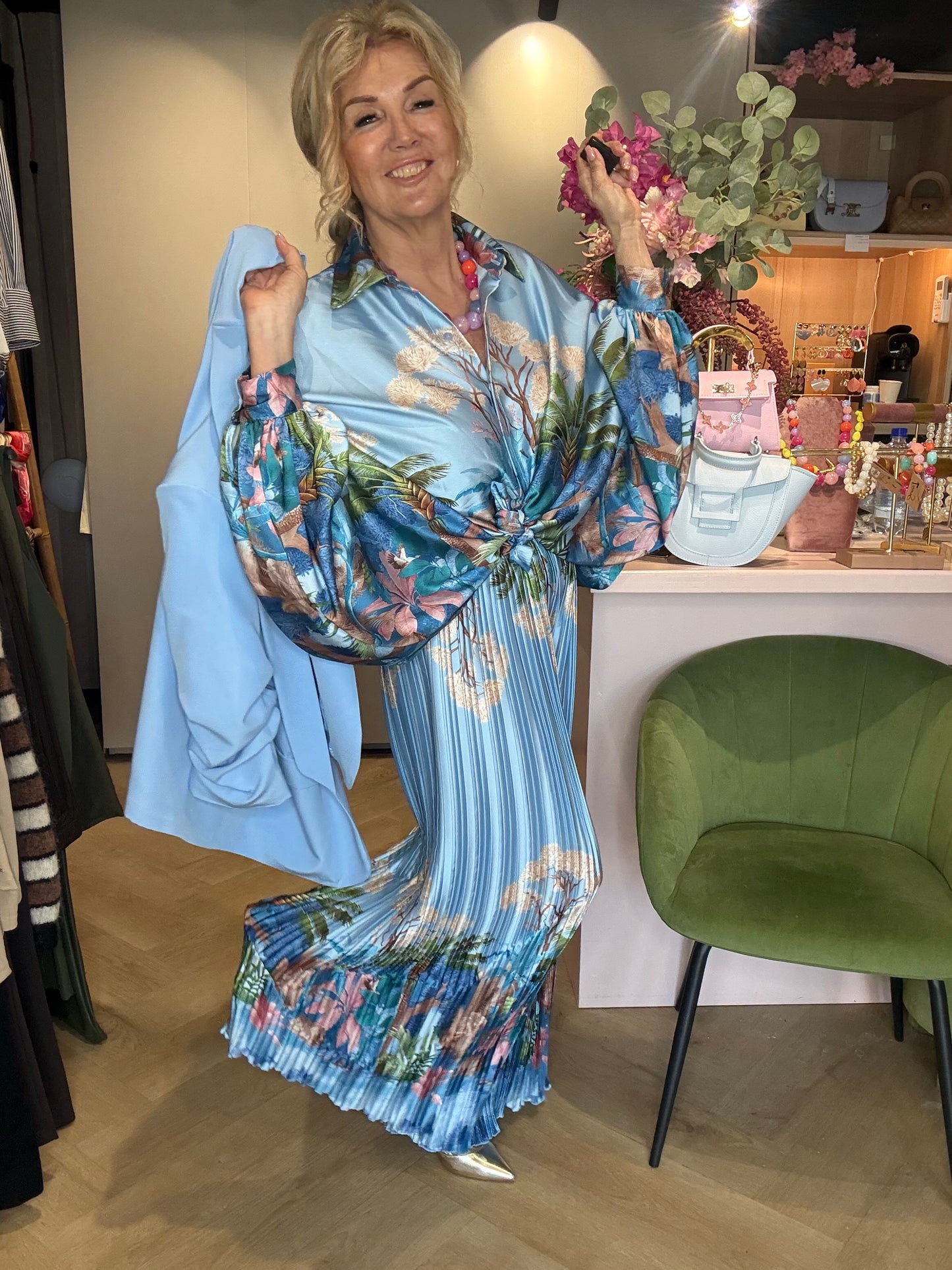 2 Delige Set Tropicana Blauw