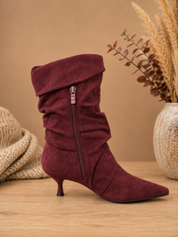 Laarsje Ellis Burgundy franje