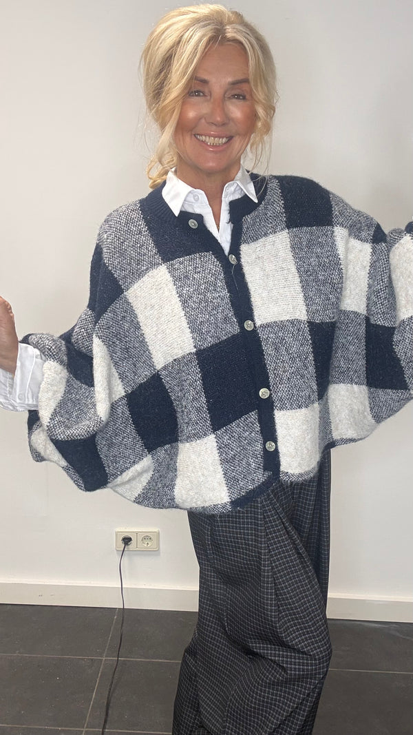 Sweater/vest Block Blue