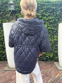 Bodywarmer Puffy Cape dark blauw