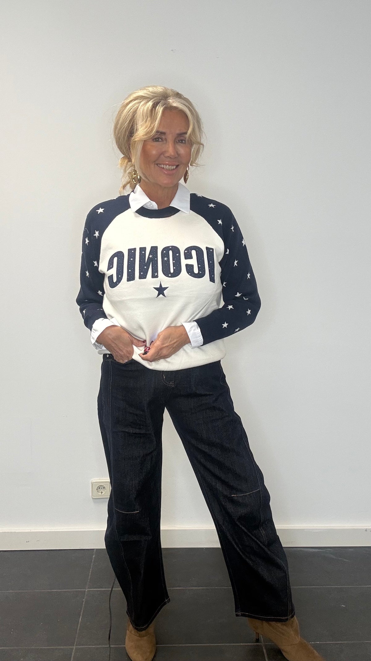 Forza-jeans i barrel-modell