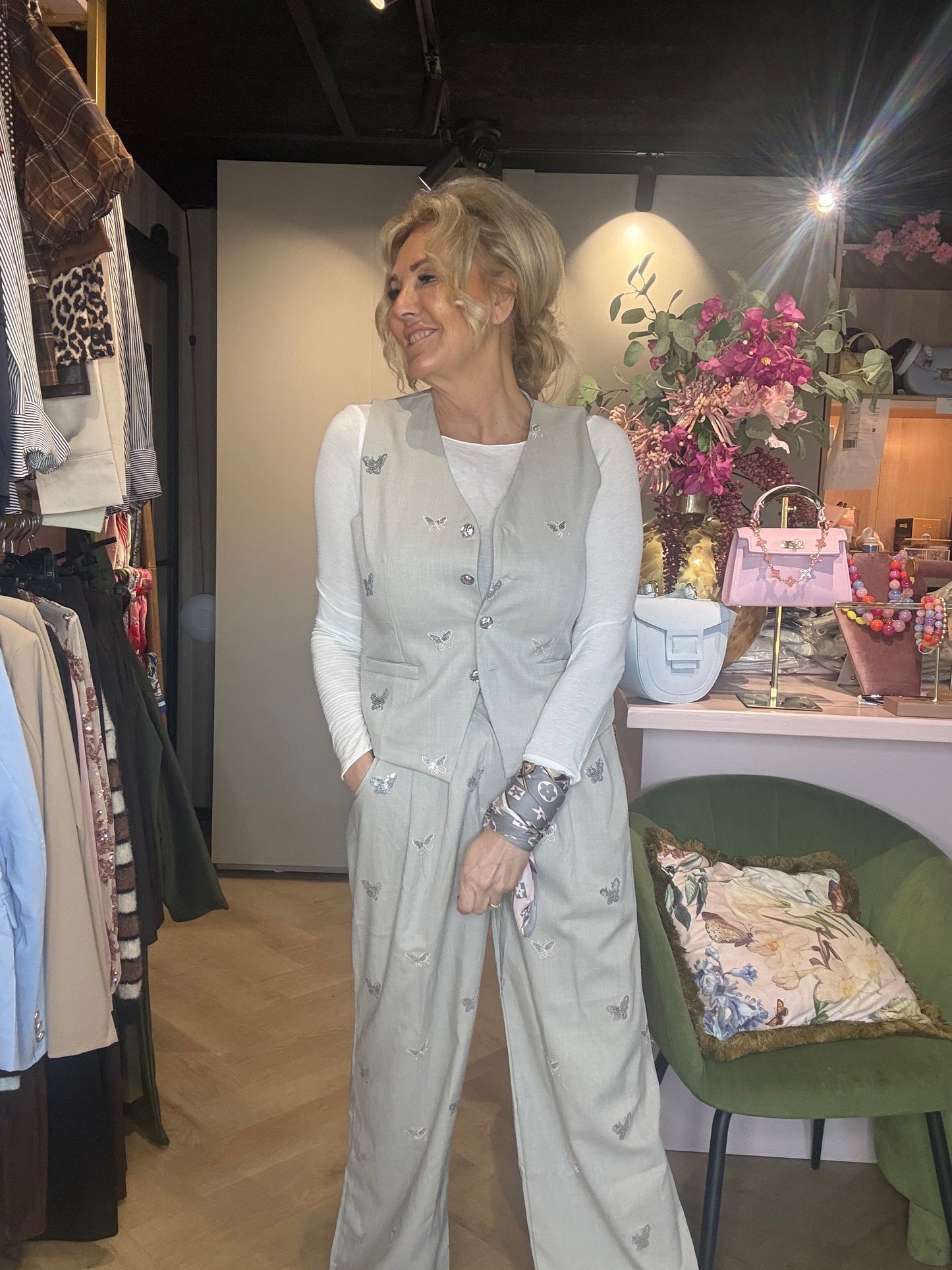 Mash top Cashmere  Off White