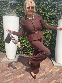 2 delig pak Bruin Retro Chic