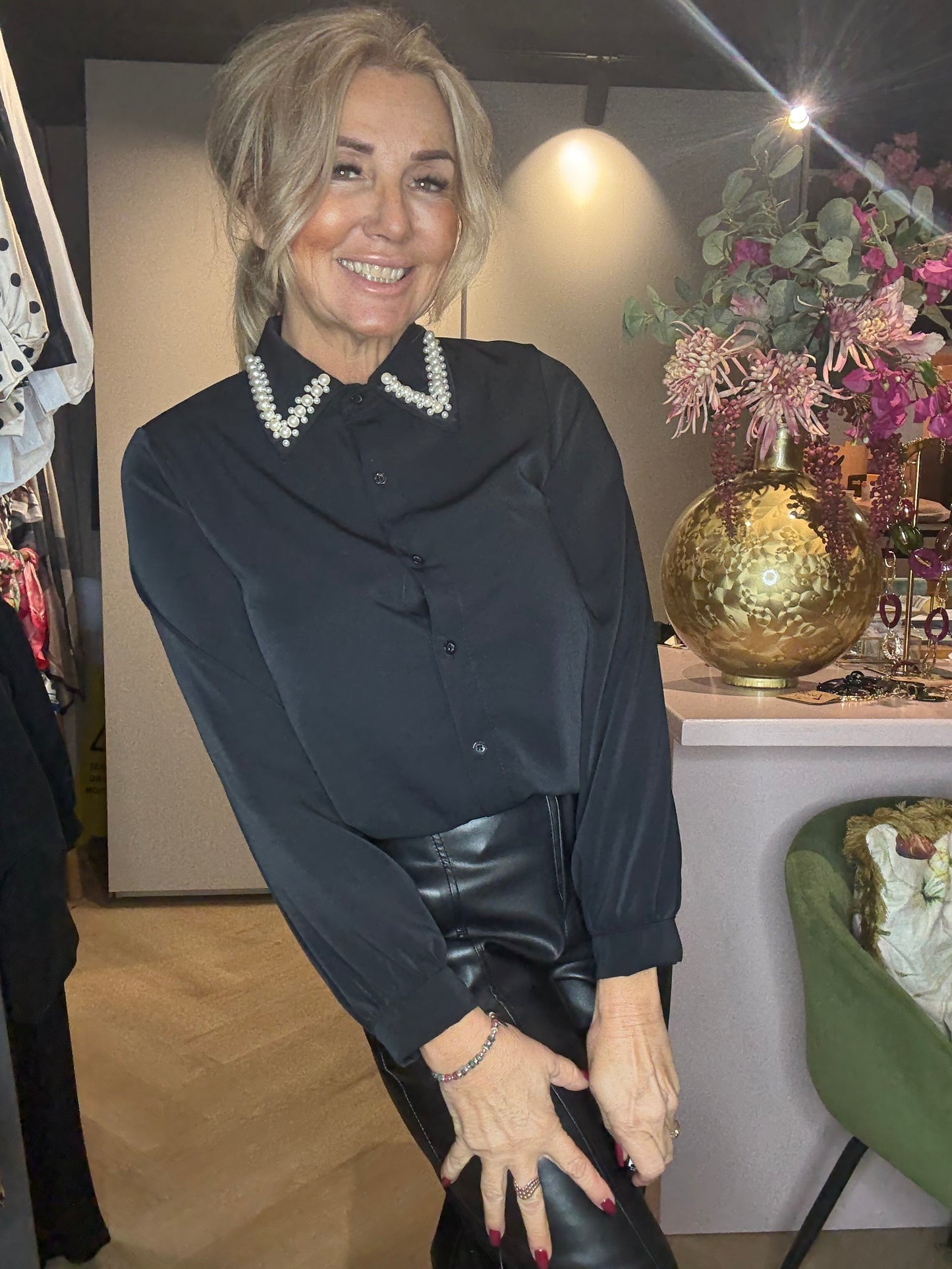 Blouse Pearl Black 🖤