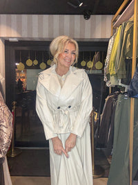 Jasje overslag Alida crème Leatherlook