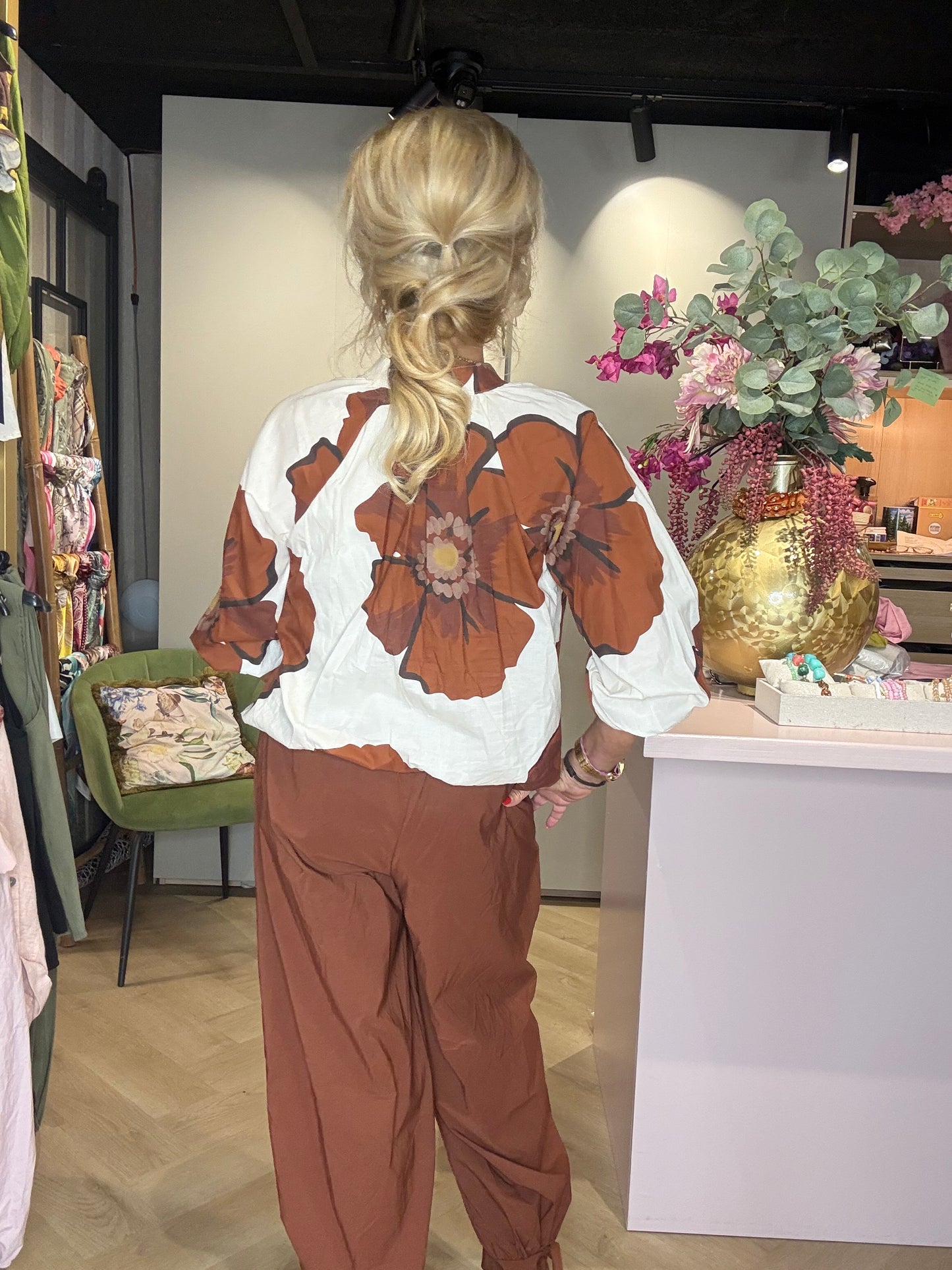 Blouson Flower Briek
