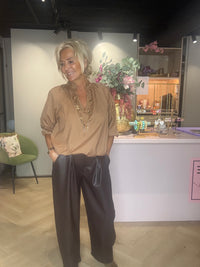 Bluse Camel Ballon