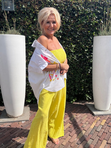 Jumpsuit strapless Summer Ease lemon 🍋