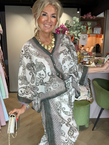 Blouse Paisley Groen