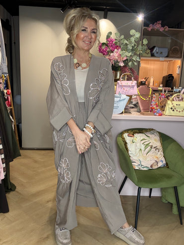 2 Delige Set Boho Taupe